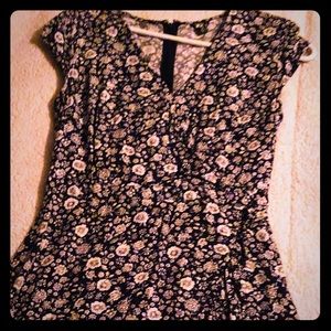 Jcrew Blue & white flower dress